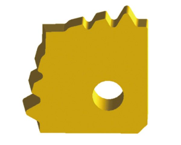 雙面刃石油油、套管圓扣外螺紋刀片